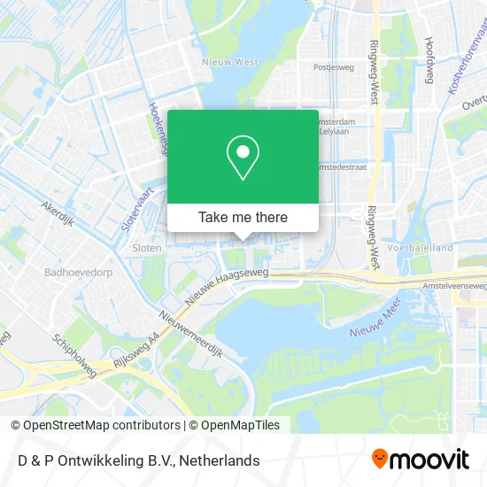 D & P Ontwikkeling B.V. Karte