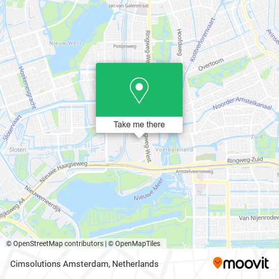 Cimsolutions Amsterdam map