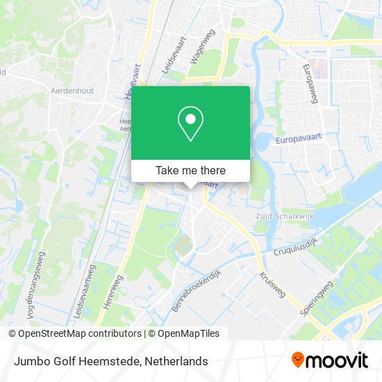 Jumbo Golf Heemstede map