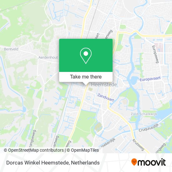 Dorcas Winkel Heemstede map