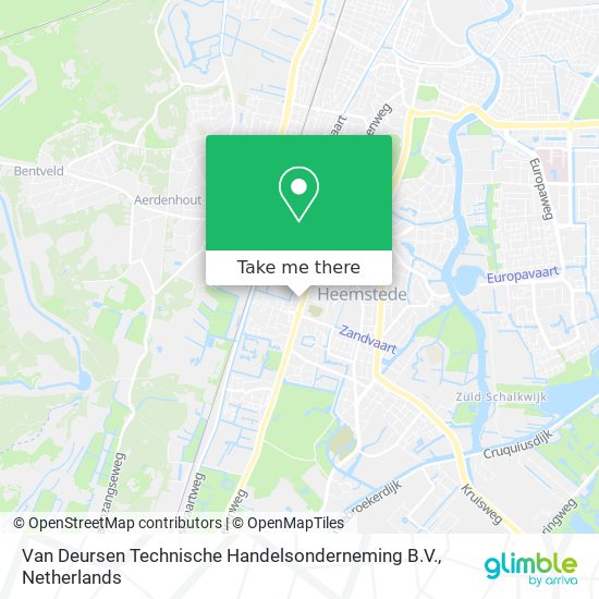 Van Deursen Technische Handelsonderneming B.V. Karte