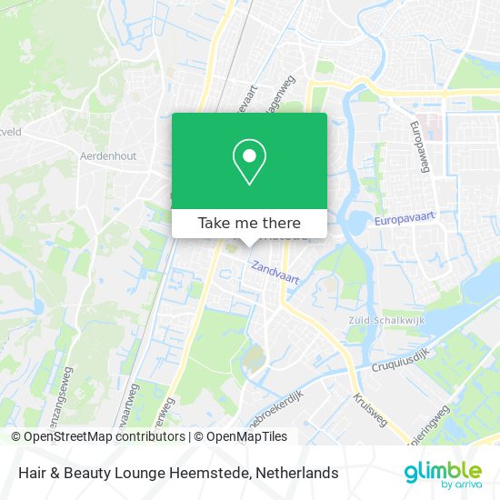 Hair & Beauty Lounge Heemstede map