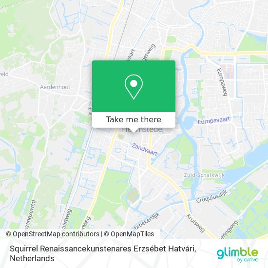 Squirrel Renaissancekunstenares Erzsébet Hatvári map