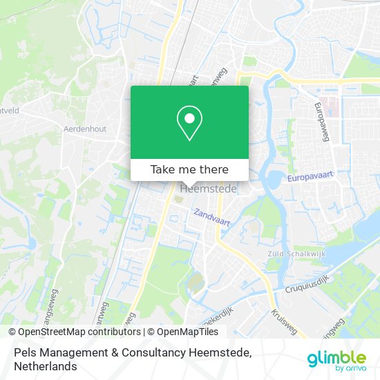 Pels Management & Consultancy Heemstede map