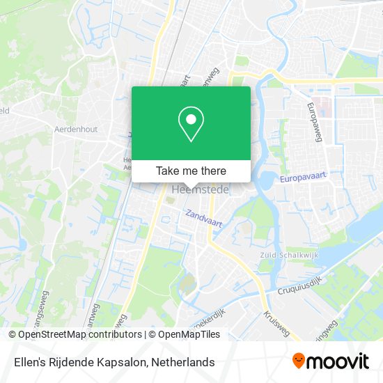 Ellen's Rijdende Kapsalon Karte