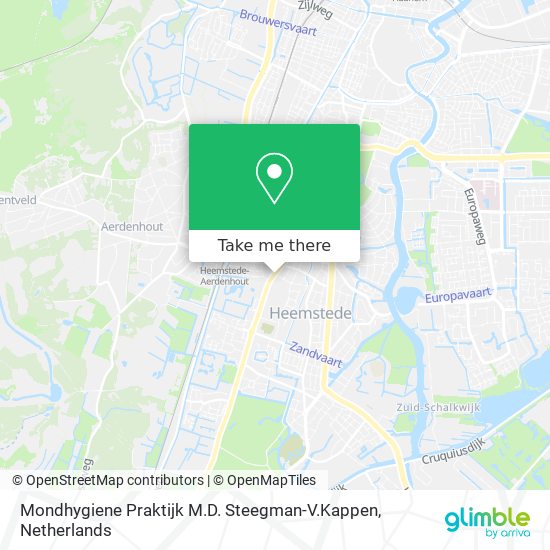 Mondhygiene Praktijk M.D. Steegman-V.Kappen Karte