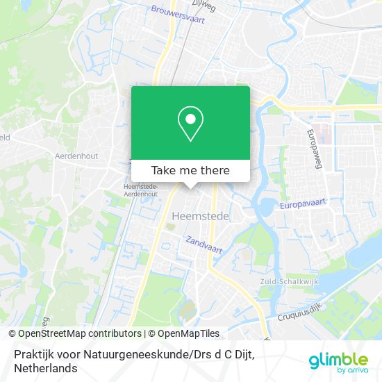 Praktijk voor Natuurgeneeskunde / Drs d C Dijt map