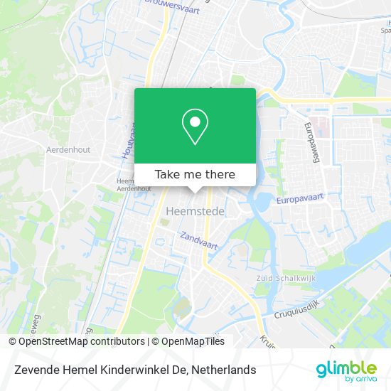 Zevende Hemel Kinderwinkel De map