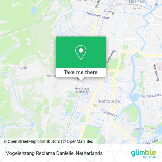 Vogelenzang Reclame Daniëlle Karte