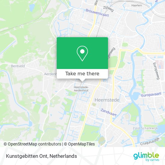 Kunstgebitten Ont map