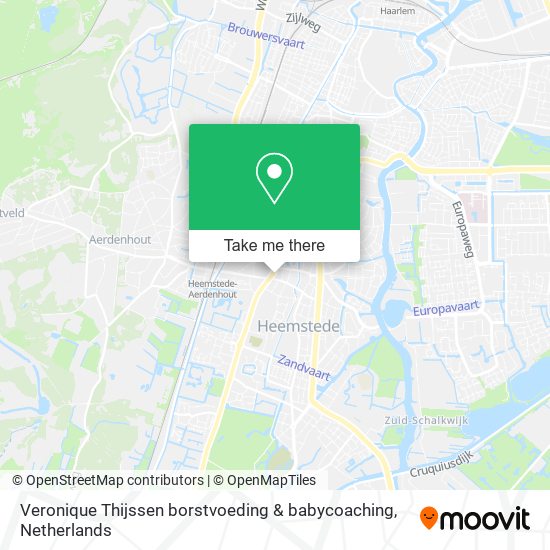 Veronique Thijssen borstvoeding & babycoaching map