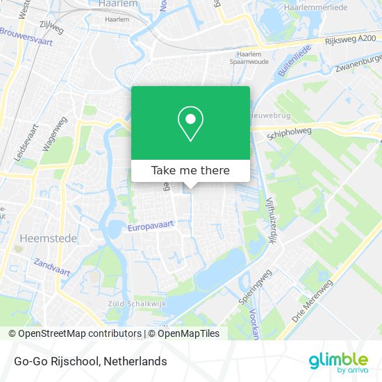 Go-Go Rijschool Karte