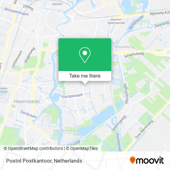 Postnl Postkantoor map