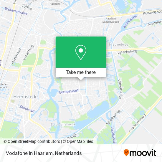 Vodafone in Haarlem map