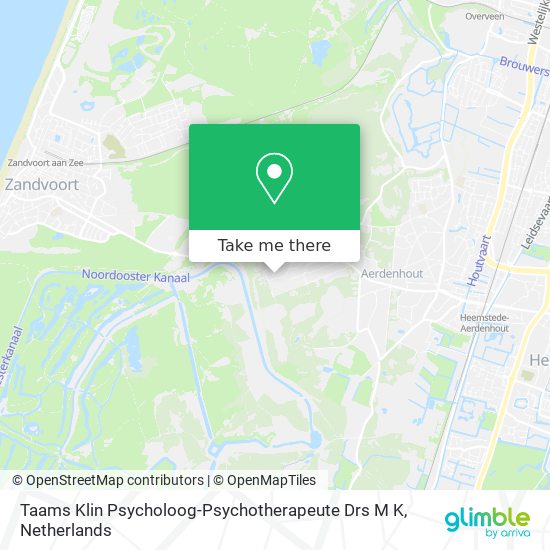 Taams Klin Psycholoog-Psychotherapeute Drs M K map