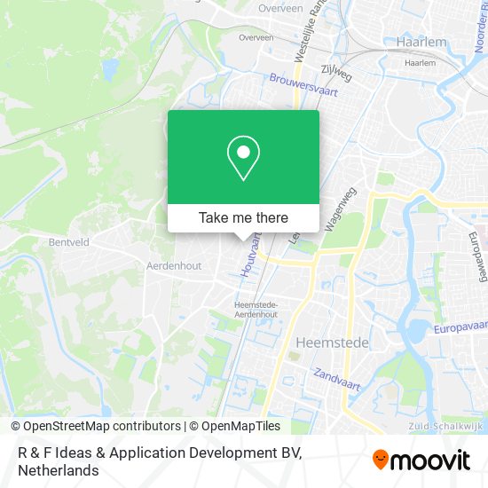 R & F Ideas & Application Development BV map