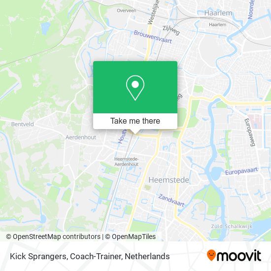 Kick Sprangers, Coach-Trainer map