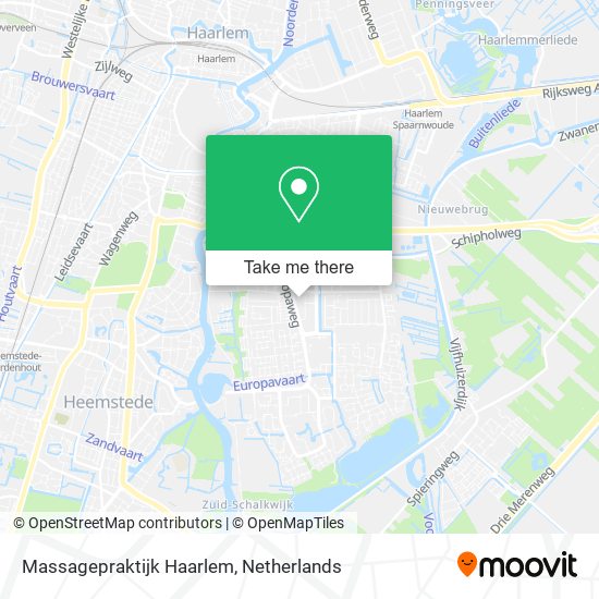 Massagepraktijk Haarlem Karte
