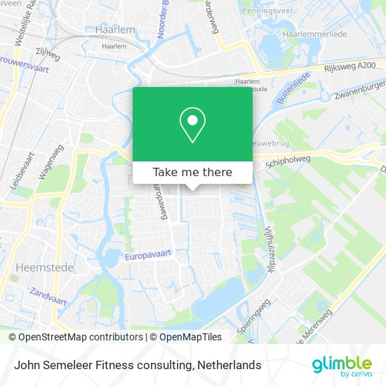 John Semeleer Fitness consulting Karte