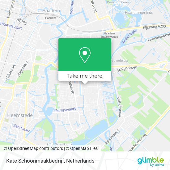 Kate Schoonmaakbedrijf map