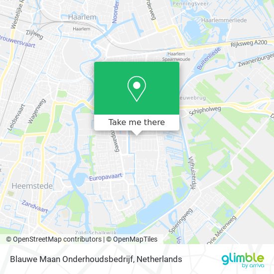 Blauwe Maan Onderhoudsbedrijf map