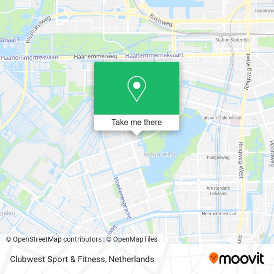 Clubwest Sport & Fitness Karte