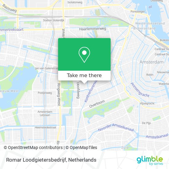 Romar Loodgietersbedrijf map