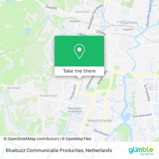 Bluebuzz Communicatie Producties Karte