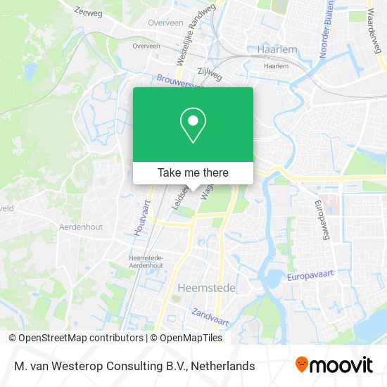 M. van Westerop Consulting B.V. map