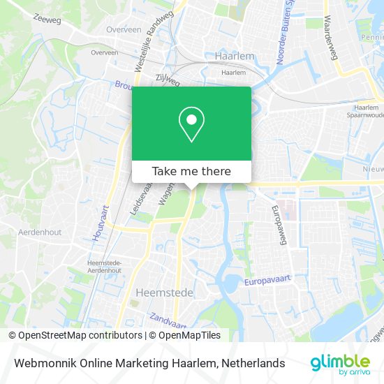 Webmonnik Online Marketing Haarlem map