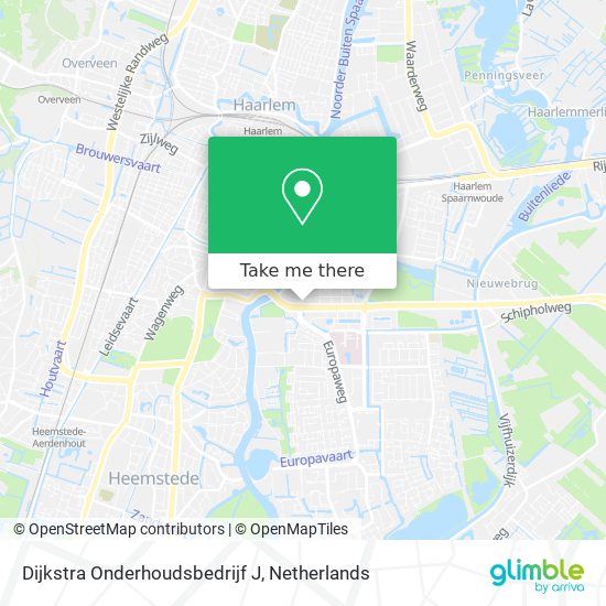 Dijkstra Onderhoudsbedrijf J map