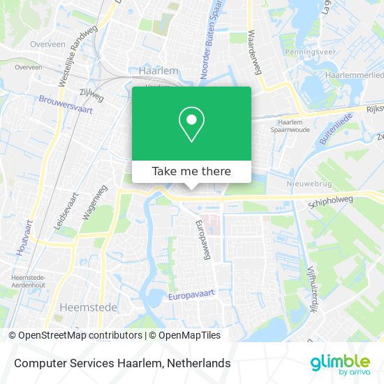 Computer Services Haarlem map