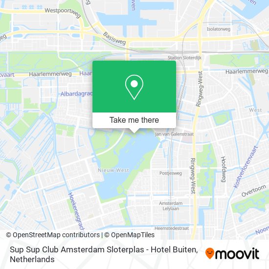 Sup Sup Club Amsterdam Sloterplas - Hotel Buiten Karte