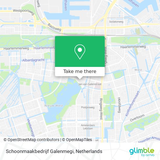 Schoonmaakbedrijf Galenmegi map