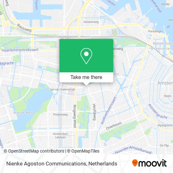 Nienke Agoston Communications map