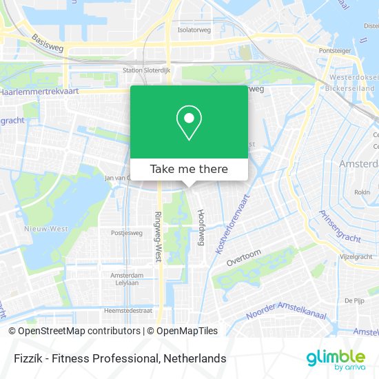 Fizzík - Fitness Professional map