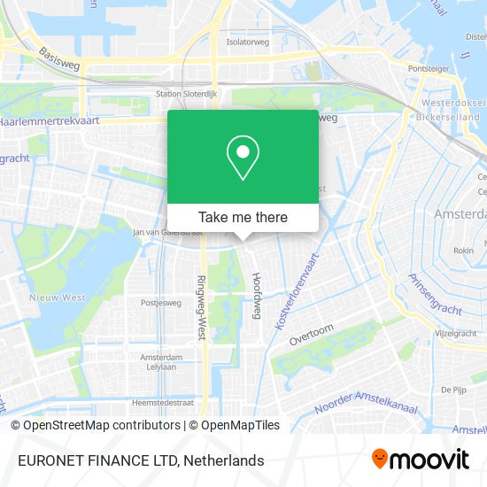 EURONET FINANCE LTD map