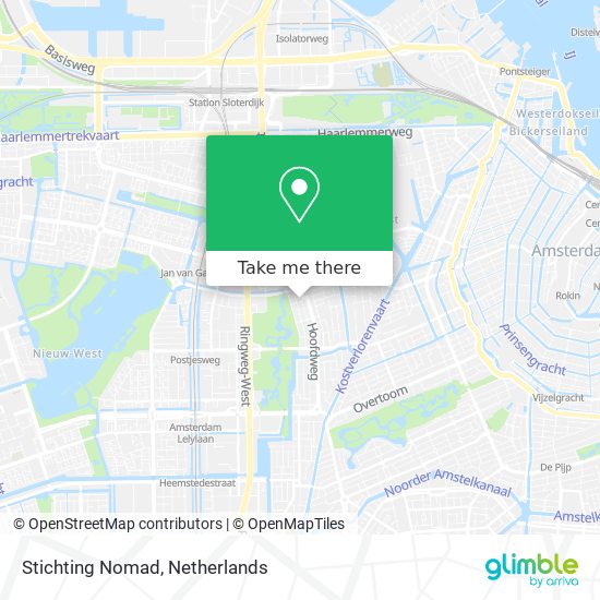 Stichting Nomad map