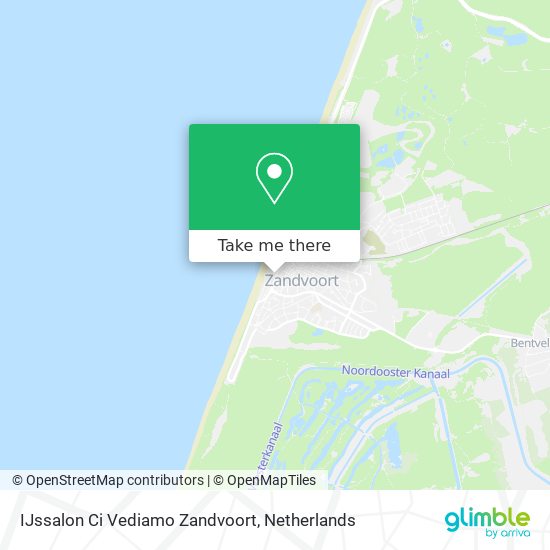 IJssalon Ci Vediamo Zandvoort map