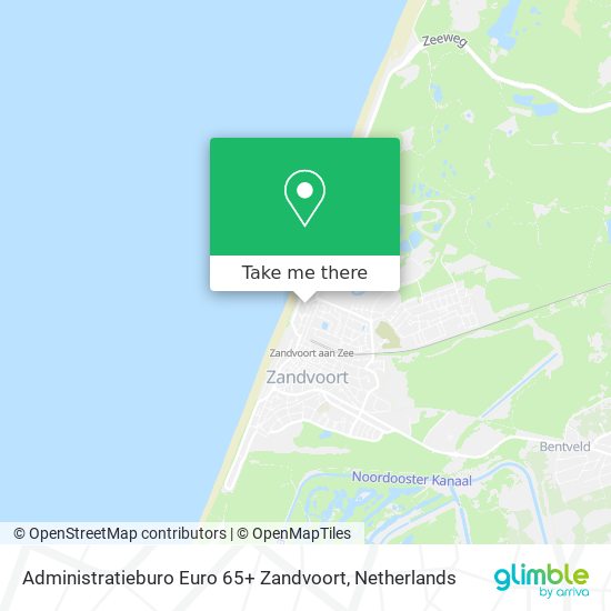 Administratieburo Euro 65+ Zandvoort Karte