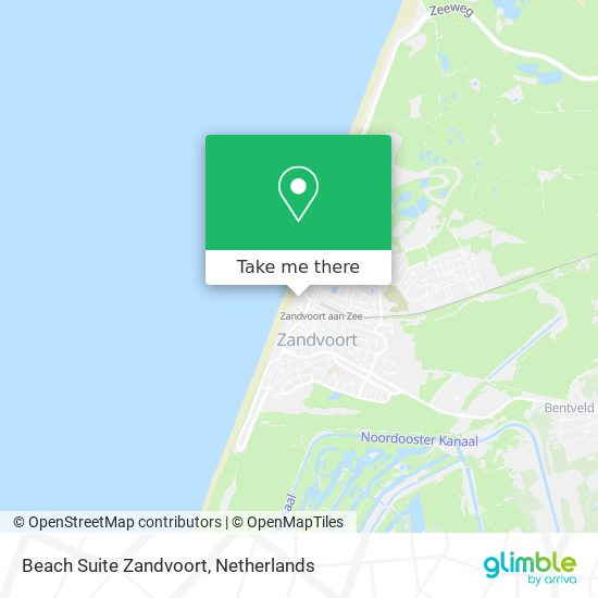 Beach Suite Zandvoort map