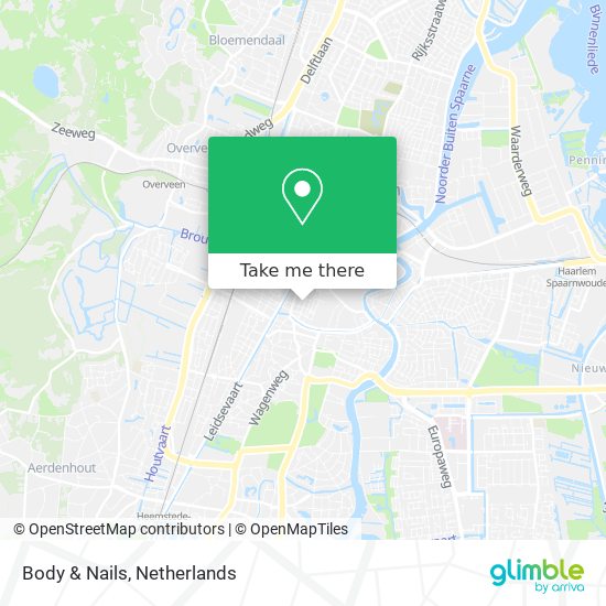 Body & Nails map