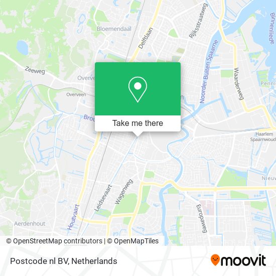 Postcode nl BV map