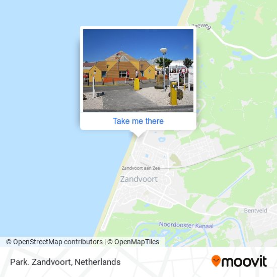 Park. Zandvoort map