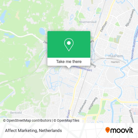 Affect Marketing map