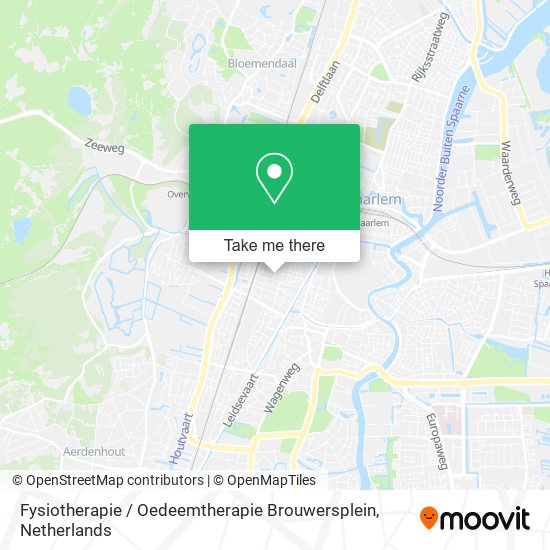 Fysiotherapie / Oedeemtherapie Brouwersplein map