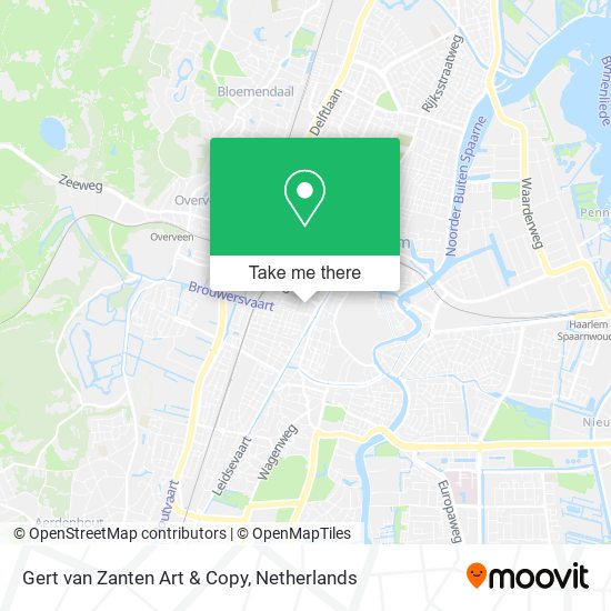 Gert van Zanten Art & Copy map