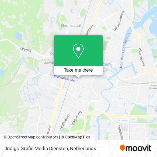 Indigo Grafie Media Diensten map