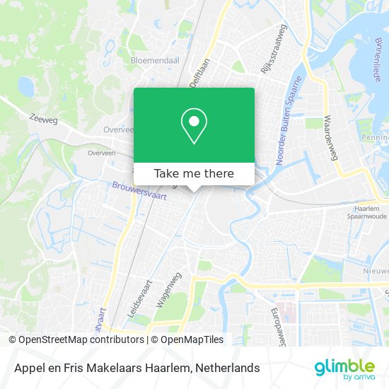 Appel en Fris Makelaars Haarlem Karte