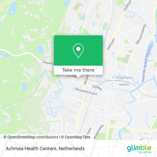 Achmea Health Centers map